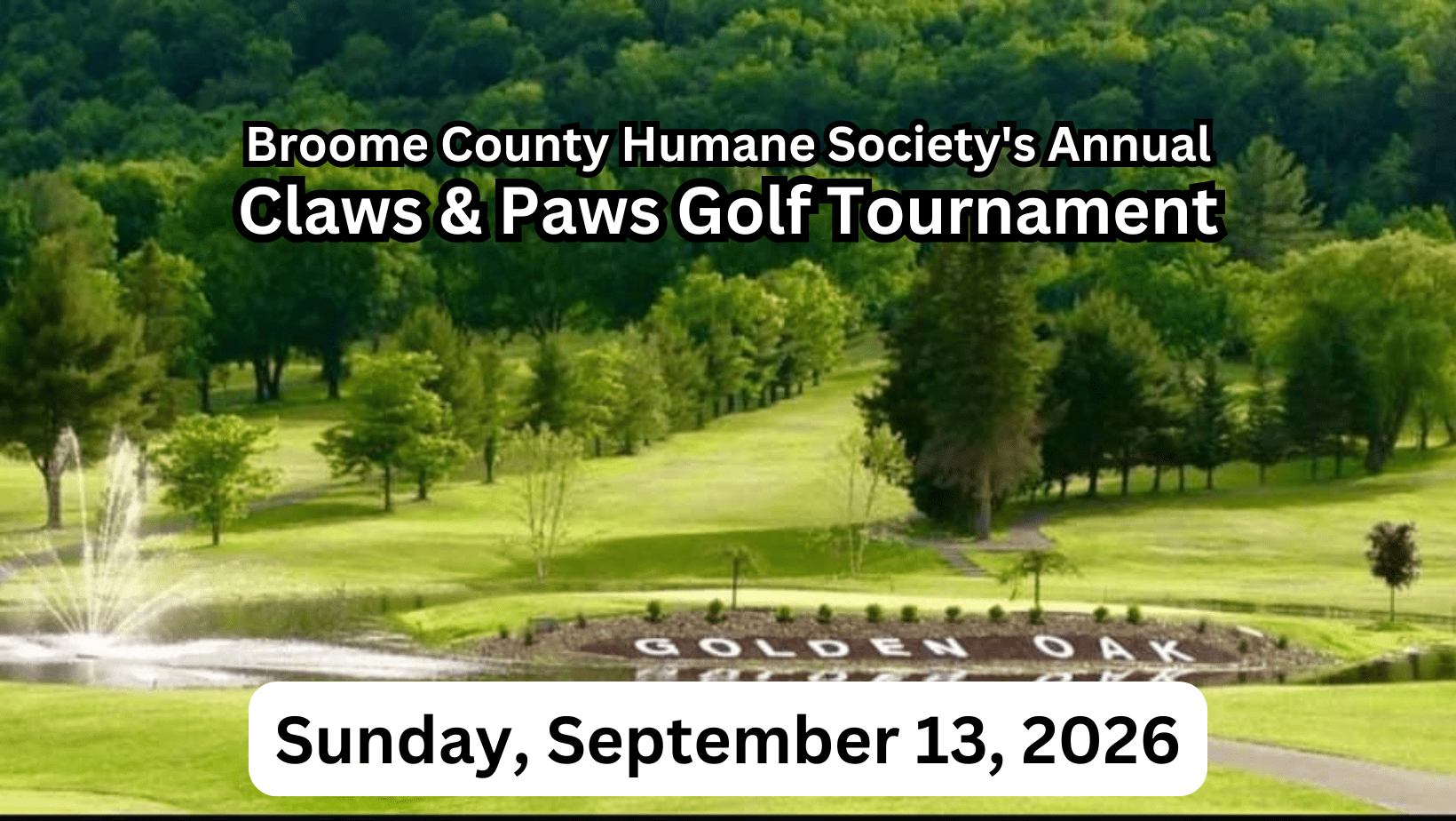2026Golftournament Saturday, July 16, 2022 from 4-7pm
